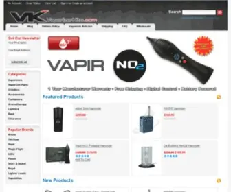 Vaporizerkits.com(Silver Surfer Vaporizer) Screenshot