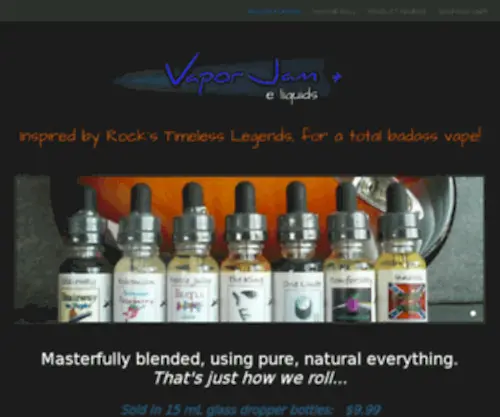 Vaporjam.com(Home of the rockin ejuice) Screenshot