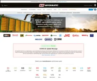 Vapormatic.co.nz(Agricultural & Tractor Parts) Screenshot