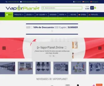 Vaporplanet.online(VaporPlanet ✅ somos tienda online de vapeo desde 2013. Aquí tendrás todo lo necesario) Screenshot