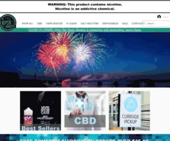 Vaporshoppe.net(Vapor Products) Screenshot