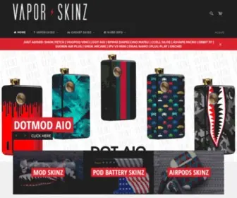 Vaporskinz.com(Vapor Skinz) Screenshot