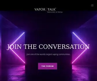 Vaportalk.com(Vapor Talk) Screenshot