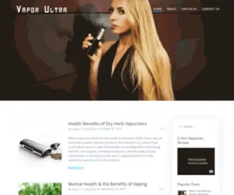 Vaporultra.com(Vapor Ultra) Screenshot