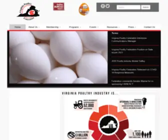 Vapoultry.org(The Virginia Poultry Federation) Screenshot