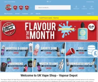 Vapourdepot.com(Find all the best vape brands & products at online vape store) Screenshot