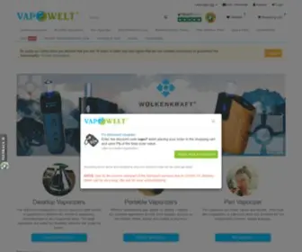 Vapowelt.com(Vapowelt® Vaporizer Shop) Screenshot