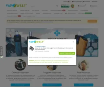 Vapowelt.de(Vapowelt® Vaporizer) Screenshot