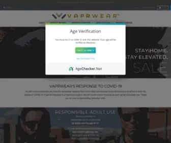 Vaprwear.com(Featured In High Times) Screenshot