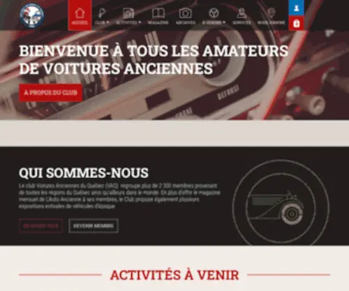 Vaq.qc.ca(Voitures anciennes) Screenshot