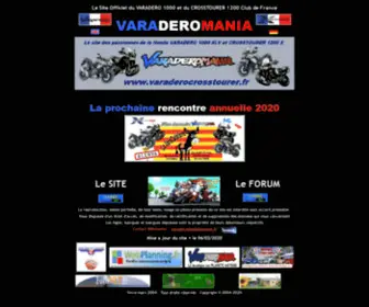 Varadero1000France.fr(Page d'accueil) Screenshot