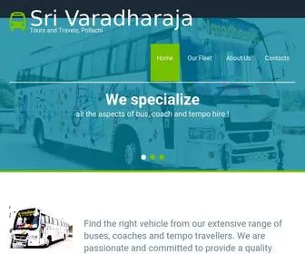 Varadharaj.com(20, 25, 30 seater Mini Bus Rental in Pollachi, Bus on Rent Pollachi) Screenshot