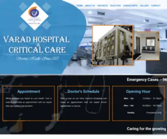 Varadhospitalpune.com(Varad Hospital & Critical Care) Screenshot