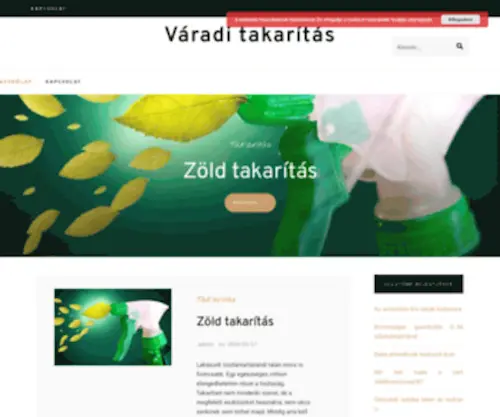 Varaditakaritas.hu(Váradi) Screenshot
