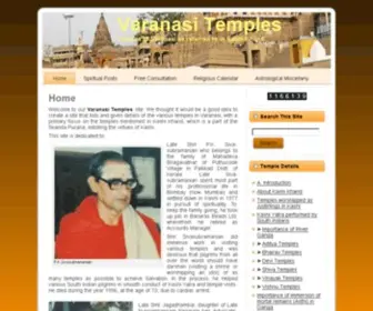 Varanasi-Temples.com(Varanasi Temples) Screenshot