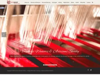 Varanasiweavershub.com(Varanasi&#039;s Heritage) Screenshot