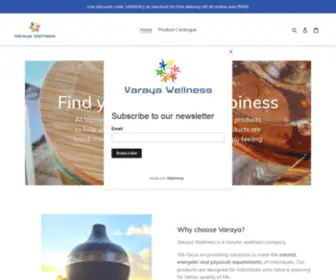 Varayawellness.com(Varaya Wellness Online Store) Screenshot