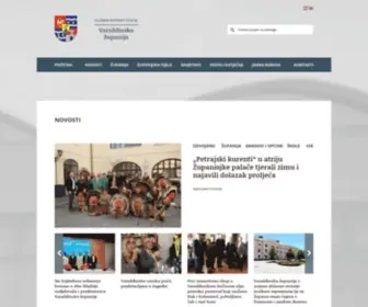 Varazdinska-Zupanija.hr(Službeni internetski portal) Screenshot