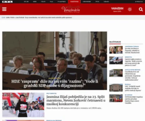 Varazdinski.net.hr(Varazdinski) Screenshot