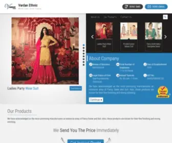 Vardanethnic.com(Vardan Ethnic) Screenshot