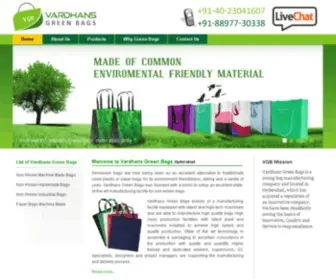 Vardhangreenbags.com(Vardhans Green Bags) Screenshot