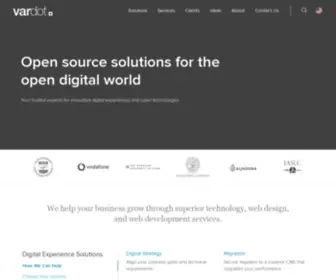 Vardot.com(Enterprise Drupal Solutions) Screenshot