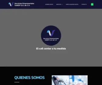 Vardy.com.mx(El Call center a tu medida) Screenshot