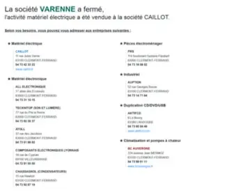 Varenne.fr(Agence Varenne) Screenshot