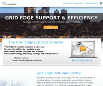 Varentec.com(Grid Edge Management SolutionsVarentec) Screenshot