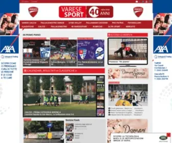 Varesesport.com(Il tuo portale sportivo d'informazione della provincia di Varese) Screenshot