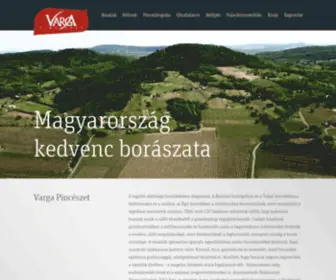 Vargabor.hu(Magyarország kedvenc borászata) Screenshot