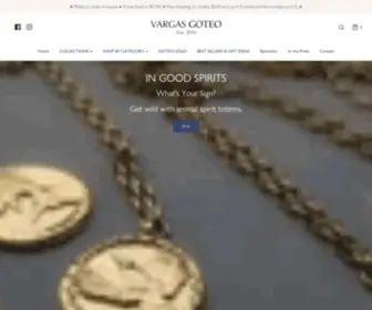 Vargasgoteo.com(Vargas Goteo Jewelry) Screenshot