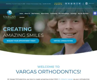 Vargasorthodontics.com(Orthodontist, Braces, Invisalign Orthodontics in Jupiter, FL) Screenshot