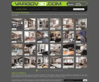 Vargov3D.com(Free 3d models tree) Screenshot