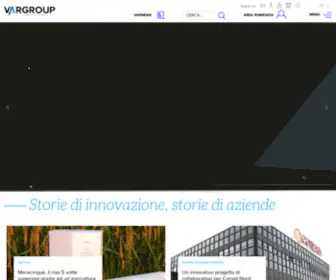 Vargroup.com(Stories of innovation) Screenshot