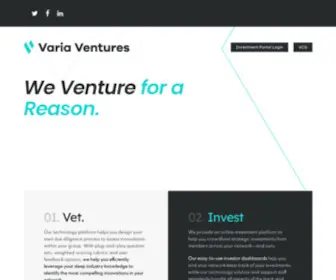 Varia.com(Varia Ventures) Screenshot