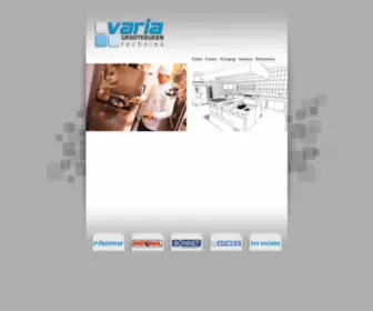 Variagrootkeukentechniek.nl(Varia Grootkeukentechniek) Screenshot