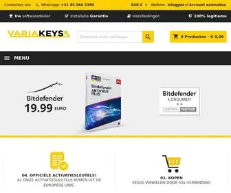 Variakeys.nl(Variakeys) Screenshot