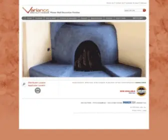 Variancefinishes.com(Variance Specialty Finishes) Screenshot