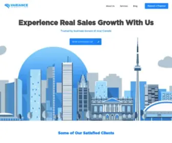Variancemarketing.com(Variance Marketing) Screenshot