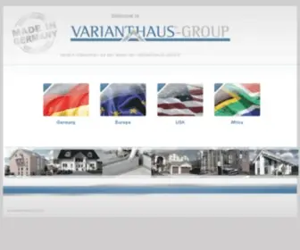 Variant-Haus-Group.de(VHG Bausatzhaus) Screenshot