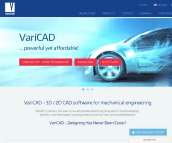 Varicad.com(3D/2D CAD system) Screenshot
