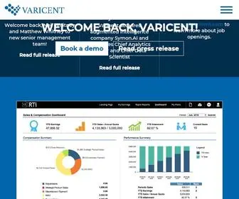 Varicent.com(Sales and Revenue Performance Software Solutions) Screenshot