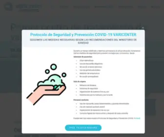 Varicenter.com(Tratamiento de varices sin cirugía) Screenshot