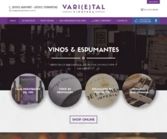 Varietalvinoteca.com.ar(Vinoteca en Nueva Córdoba) Screenshot