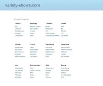 Variety-Shows.com(Variety Shows) Screenshot