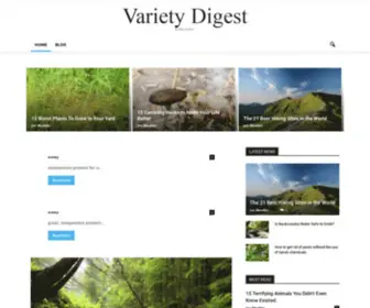 Varietydigest.com(Variety Digest) Screenshot