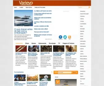 Varievo.com(O seu portal de variedades) Screenshot