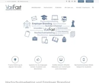 Varifast.de(Hochschulmarketing und Employer Branding) Screenshot
