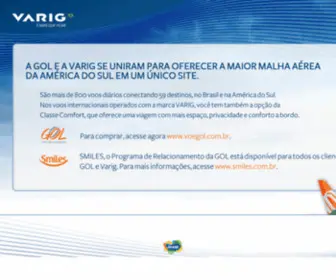Varig.com.br(Varig) Screenshot